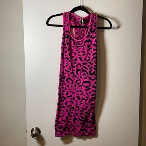 Neon cheetah dress
